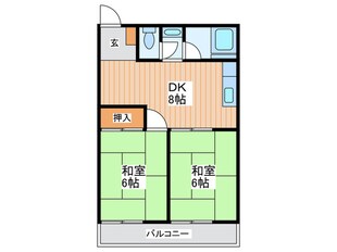 橋爪ビルの物件間取画像